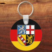 Flag of Saarland Keychain キーホルダー (裏面)