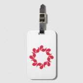 Flag of Saitama Prefecture, Japan ラゲッジタグ (正面縦)