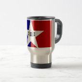 Flag of San Antonio, Texas Travel Mug トラベルマグ (正面右)
