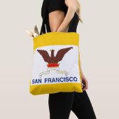 Flag of San Francisco, California Tote Bag トートバッグ (クローズアップ)