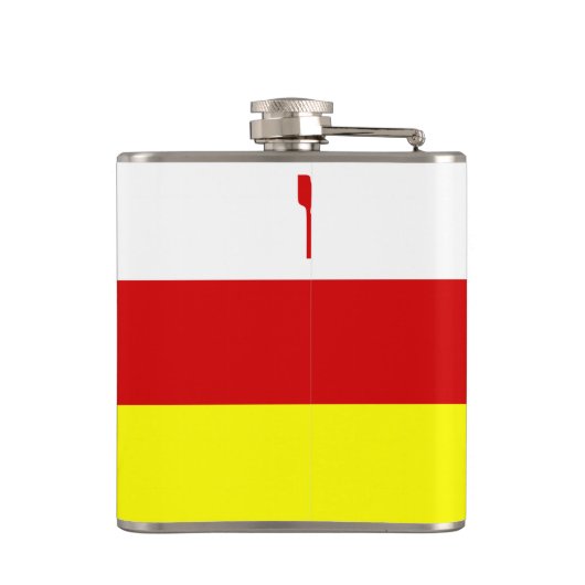 Flag of Santa Barbara, California Flask フラスク (裏面)