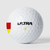Flag of Santa Barbara, California Golf Balls ゴルフボール (ロゴ)