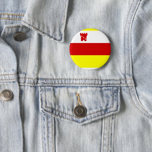 Flag of Santa Barbara, California Pinback Button 缶バッジ (インサイチュ)