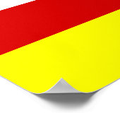 Flag of Santa Barbara, California Poster ポスター (角)