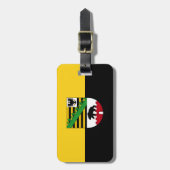 Flag of Saxony-Anhalt Luggage Tag ラゲッジタグ (正面縦)