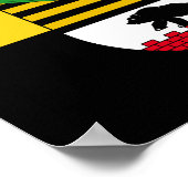 Flag of Saxony-Anhalt Poster ポスター (角)
