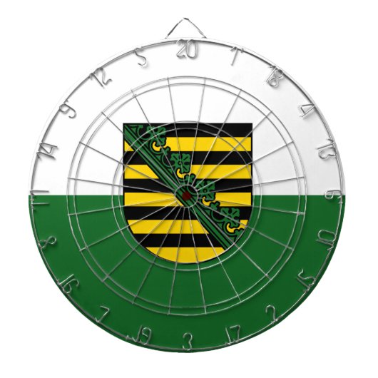 Flag of Saxony Dartboard ダーツボード (正面)
