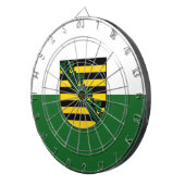 Flag of Saxony Dartboard ダーツボード (正面右)