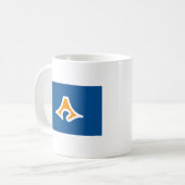 Flag of Shizuoka Prefecture, Japan コーヒーマグカップ (正面左)