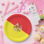 Flag of Sicily - Sicilian Party ペーパープレート (パーティー)