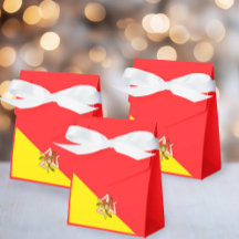Flag of Sicily Sicilian Party and Events Favor Box