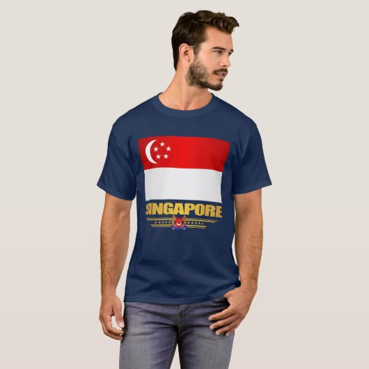 Flag of Singapore Tシャツ (正面フル)