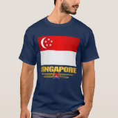 Flag of Singapore Tシャツ (正面)