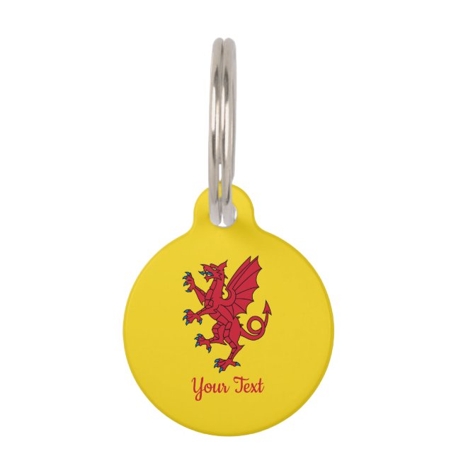 Flag of Somerset  Pet ID Tag ペット　ネームタグ (正面)