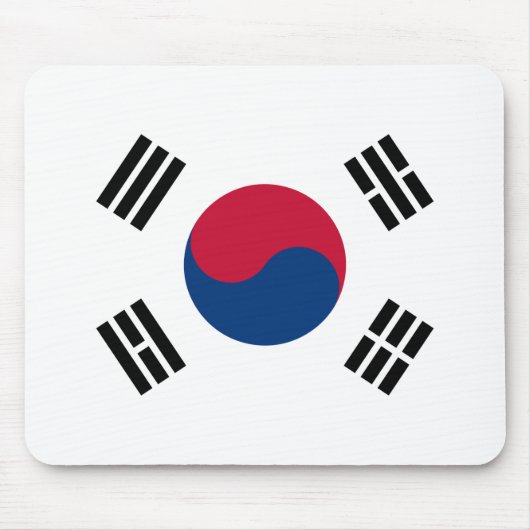 Flag of South Korea マウスパッド (正面)