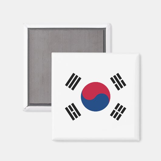 Flag of South Korea マグネット (正面/裏面)