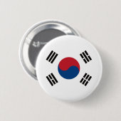 Flag_of_South_Korea 缶バッジ (正面&裏面)