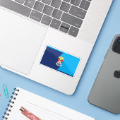 Flag of South Lanarkshire, Scotland シール (ノートパソコンとiPhone)