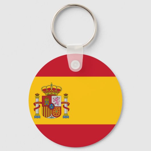 Flag of Spain - Bandera de España - Spanish Flag キーホルダー (正面)