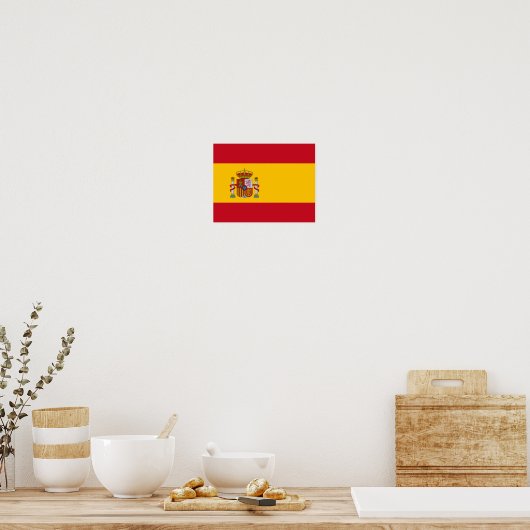 Flag of Spain Poster ポスター (キッチン)
