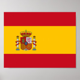 Flag of Spain Poster ポスター