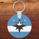 Flag of Springfield, Missouri キーホルダー (裏面)