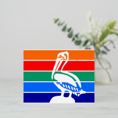 Flag of St. Petersburg, Florida 箔シーズンポストカード (立ち正面)