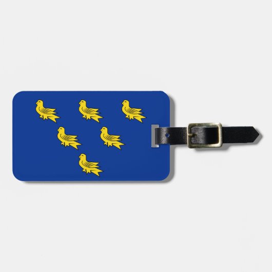 Flag of Sussex ラゲッジタグ (正面横)