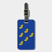 Flag of Sussex ラゲッジタグ (正面縦)