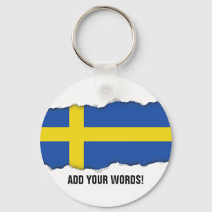 Flag of Sweden キーホルダー