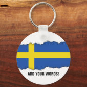Flag of Sweden キーホルダー (正面)