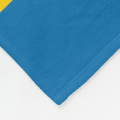 Flag_of_Sweden 6k フリースブランケット (角)