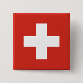 Flag of Switzerland 缶バッジ (正面)