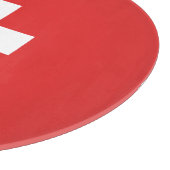 Flag of Switzerland modified – Schweiz – Suisse カッティングボード (角)