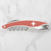 Flag of Switzerland – Schweiz – Suisse – Svizzera ソムリエナイフ (裏面)