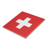 Flag of Switzerland – Schweiz – Suisse – Svizzera タイル (側面)