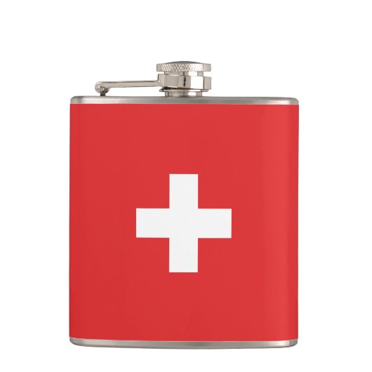 Flag of Switzerland – Schweiz – Suisse – Svizzera フラスク (正面)