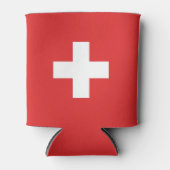 Flag of Switzerland – Schweiz – Suisse – Svizzera 缶クーラー (正面)