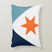 Flag of Syracuse, New York アクセントクッション (正面(垂直))