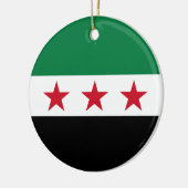 Flag of Syria (December 2024) セラミックオーナメント (左)