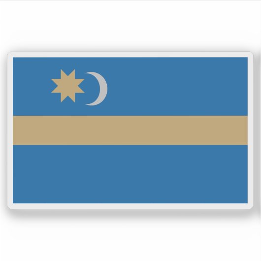 Flag of Szekely Land - Szeklerland (Romania) シール (正面)