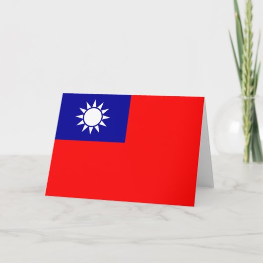 Flag of Taiwan カード (正面)