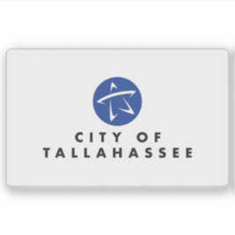 Flag of Tallahassee, Florida, USA シール