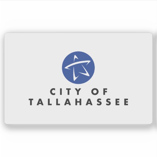 Flag of Tallahassee, Florida, USA シール (正面)