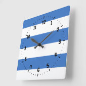 Flag of Tallinn, Estonia Square Wall Clock スクエア壁時計 (傾斜)