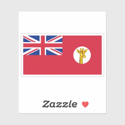 Flag of Tanganyika Territory (1919–1961) シール (シート)