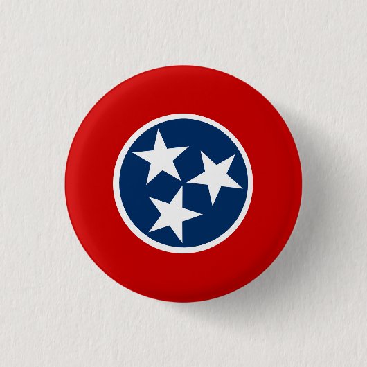 Flag of Tennessee 缶バッジ (正面)