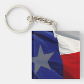 Flag of Texas Pop Art キーホルダー (正面)