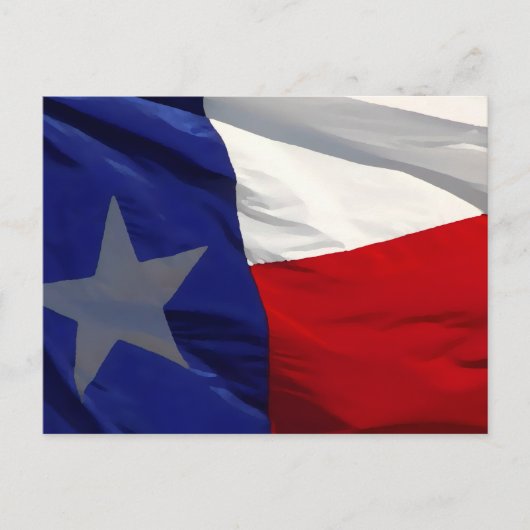 Flag of Texas Pop Art シーズンポストカード (正面)