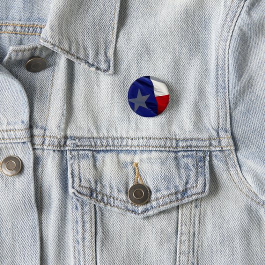Flag of Texas Pop Art 缶バッジ (インサイチュ)